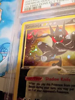 Greninja Gold Star Celebrations Promo 2021 Pokemon PSA 7 #144 Hyper Swirl - Image 3