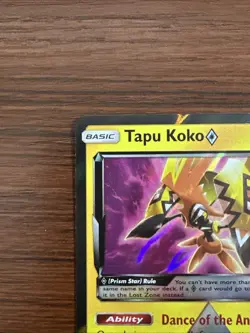 Pokemon TCG Tapu Koko 51/181 Rare Holo Sun & Moon Team Up - Image 2
