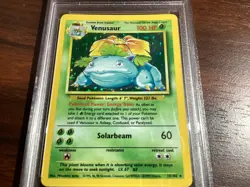 1999 WOTC Pokemon Game Venusaur Holo Base Set Card 15/102 PSA 8 NM-MT - Image 3