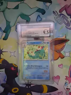 POKEMON CGC 9.5 MINT+ FERALIGATR ILLUSTRATION CONTEST WINNER 2024 #213 PROMO - Image 1