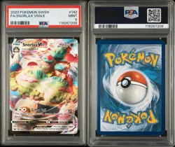 PSA 9 - Snorlax VMAX 142/202 Sword and Shield Base 2020 Pokemon TCG - Image 3