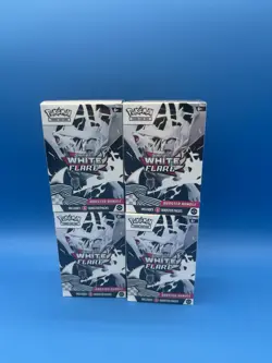 Pokemon TCG: Scarlet & Violet White Flare Booster Bundle Sealed Lot of 4x - Image 1