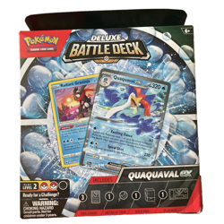 Pokemon TCG Deluxe Battle Deck Quaquaval EX NEW/SEALED w/ Radiant Greninja - Image 1