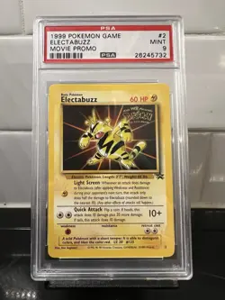 1999 ELECTABUZZ #2 PSA 9 | POKEMON GAME MOVIE PROMO | OLD CERTIFICATION - Image 1