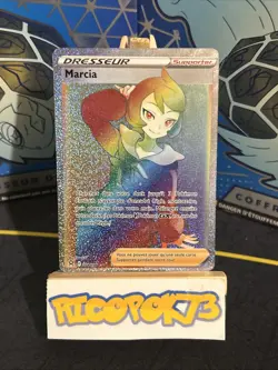 Carte Pokemon Marcia Full Art Rainbow 204/196 EB11 Origine Perdue FR - Image 1