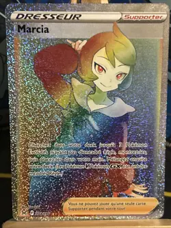 Carte Pokemon Marcia Full Art Rainbow 204/196 EB11 Origine Perdue FR - Image 2