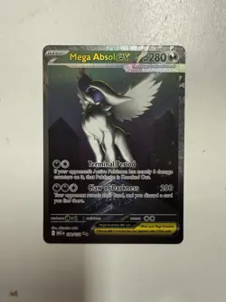 Mega Absol Ex 180/132 Special Illustration Rare Sir Pokemon Mega Evolution - Image 1