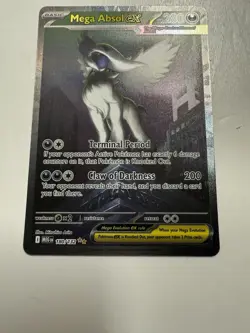 Mega Absol Ex 180/132 Special Illustration Rare Sir Pokemon Mega Evolution - Image 2