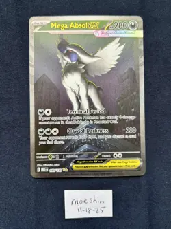 Pokemon Mega Absol ex Mega Evolution 180/132 Special Illustration Rare TCG - Image 1