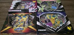 LOT OF 8 Sealed Pokemon TCG Boxes NEW Sylveon Pikachu Alakazam Calyrex Virizion - Image 2