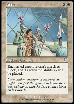 MTG Magic the Gathering Arrest (4/350) Mercadian Masques LP - Image 1