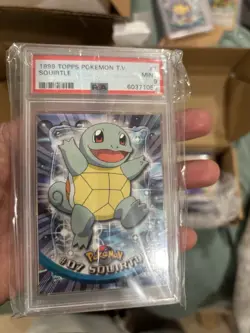 Squirtle - Pokemon Topps TV 1999 #07 - Mint PSA 9 - Image 1