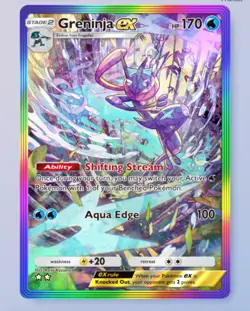 Greninja Rainbow Rare 2?, Pokemon TCG Pocket, Mega-Rising, English - Image 1