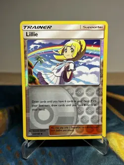 Lillie 125/156 SM Ultra Prism Reverse Holo Waifu Trainer Pokemon Card 2018 - Image 1
