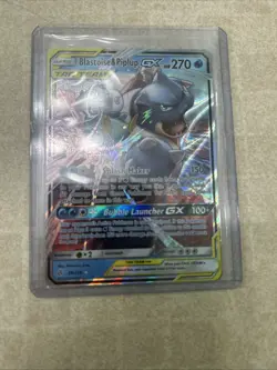 Pokemon TCG Blastoise Piplup Tag Team GX Cosmic Eclipse Holo Card 214/236 - Image 1