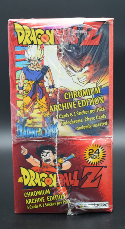 Dragon Ball Z Chromium Archive Edition Trading Cards Sealed DBZ Damaged Box - Image 4