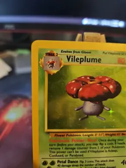 Pokemon TCG Vileplume Jungle Holo Card 15/64 Unlimited Rare, LP Condition - Image 2