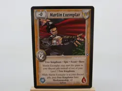 WARLORD Saga of the Storm CCG Character Card MARTIN EXEMPLAR 22/78 - Image 1