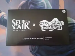 Secret Lair x Spongebob LEGENDS OF BIKINI BOTTOM RAINBOW FOIL MTG - Image 1