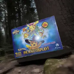 New PIKACHU Cosplay Halloween Cards Box 30 Packs - Image 1