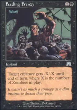 Feeding Frenzy -Foil Medium Play MTG Onslaught - Image 1