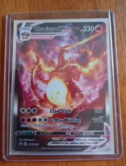 Pokemon Card Charizard VMAX SWSH261 Full Art Holo Promo - Image 1