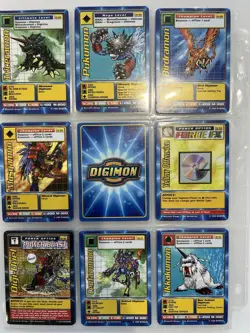 1999 Digimon Card Lot Of 17 Cards, Bandai, All Original, Nice !!! - Image 1