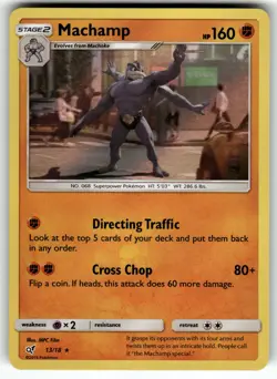 Machamp 13/18 Detective Pikachu NM Pokemon Card TCG - Image 1