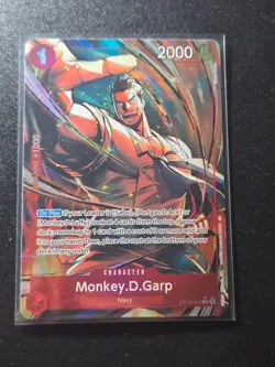Monkey D. Garp Alt Art OP13-016 - One Piece English Card - Carrying on His Will - Image 1