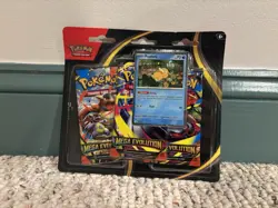Pokemon TCG Mega Evolution Psyduck Blister Pack Sealed 3 Boosters Promo Card - Image 1
