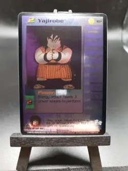 Limited Yajirobe Holo Foil Rare 107 DBZ TCG Card LV2 DRAGON BALL Z Score CCG LP - Image 1