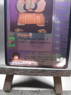 Limited Yajirobe Holo Foil Rare 107 DBZ TCG Card LV2 DRAGON BALL Z Score CCG LP - Image 3