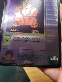 Limited Yajirobe Holo Foil Rare 107 DBZ TCG Card LV2 DRAGON BALL Z Score CCG LP - Image 5