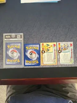 Pokemon: Hitmonlee #13 / Haunter #46 / Charizard #06 / Blastoise #09 (4 Cards) - Image 2