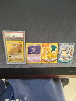 Pokemon: Hitmonlee #13 / Haunter #46 / Charizard #06 / Blastoise #09 (4 Cards) - Image 4