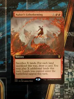 Nahiri’s Lithoforming Extended Art - Zendikar Rising - MTG NM - Image 1