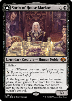 Sorin of House Markov // Sorin, Ravenous Neonate Modern Horizons 3 - Near Mint - Image 1