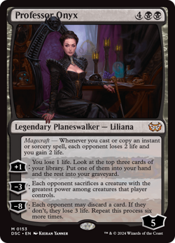 Professor Onyx 153 Near Mint Duskmourn House of Horror Commander DSC Magic MTG - Image 1