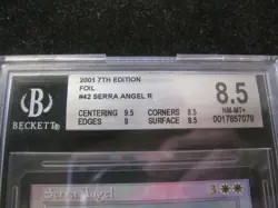 Magic The Gathering 7th Edition Serra Angel Foil BGS 8.5 - Image 2