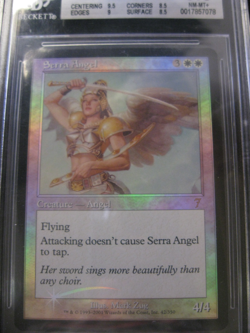 Magic The Gathering 7th Edition Serra Angel Foil BGS 8.5 - Image 3
