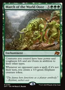 March of the World Ooze - Foil Promo DFT LP MTG - Image 1