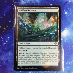 Hidden Nursery - 0276 - Green (The Lost Caverns of Ixalan) Magic WOTC TCG - Image 1