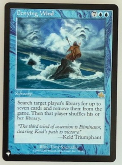 Magic the Gathering: Denying Wind The List Reprints Regular NM - Image 1