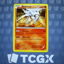 Pokemon - Reshiram - BW23 - Black and White Promo - Holo LP - Image 1