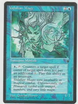 Vodalian Mage (Hoover) MtG Magic the Gathering Fallen Empires - Image 1