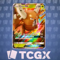 Pokemon - Pinsir GX - 6/68 - SM Hidden Fates - Holo - Ultra Rare NM - Image 1