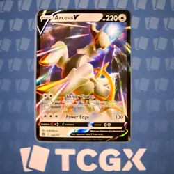 Pokemon - Arceus V - 122/172 - SWSH09: Brilliant Stars - Holo - Ultra Rare NM - Image 1