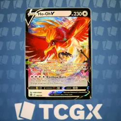 Pokemon - Ho-Oh V - 140/195 - SWSH12: Silver Tempest - Holo - Ultra Rare NM - Image 1