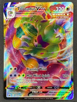 Pokemon Tornadus VMAX 125/198 CRE Chilling Reign NM - Image 1