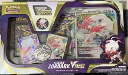 Pokemon Hisuian Zoroark VSTAR Factory Sealed Premium Collection box - Image 1